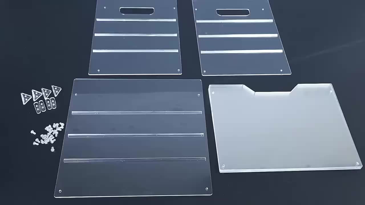 5 Layers Clear Desk File Organizer